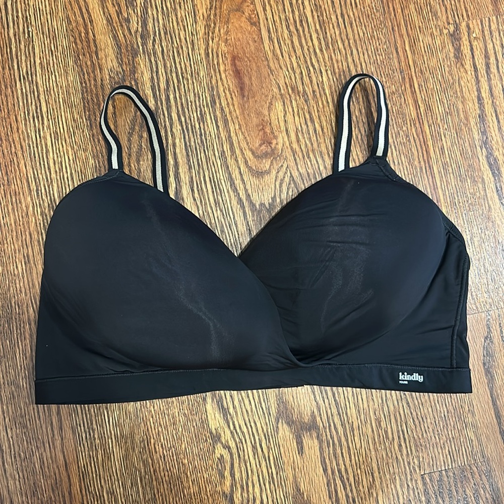 KINDLY YOURS lounge Comfy Bra Wire free Adjustable straps EUC Sz XXL